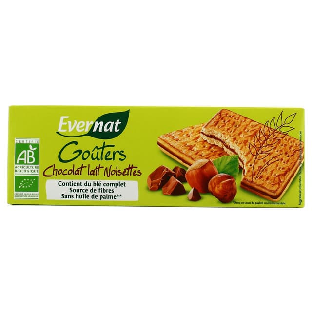 3396411219863 - Evernat - Goûters choco lait noisette bio