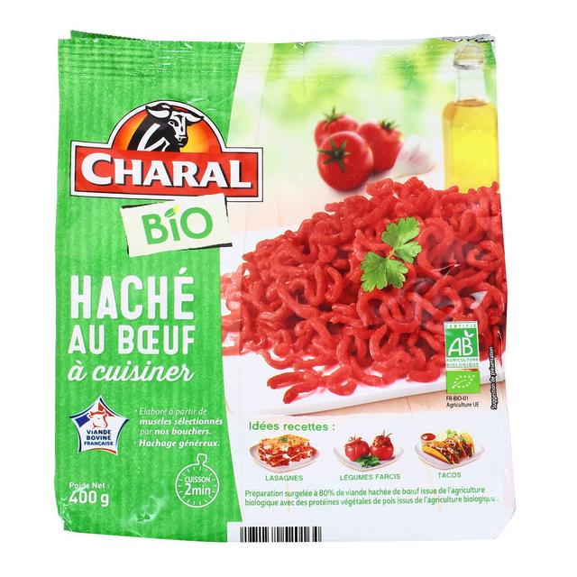 3181232520164 - Charal - Haché au boeuf bio à cuisiner