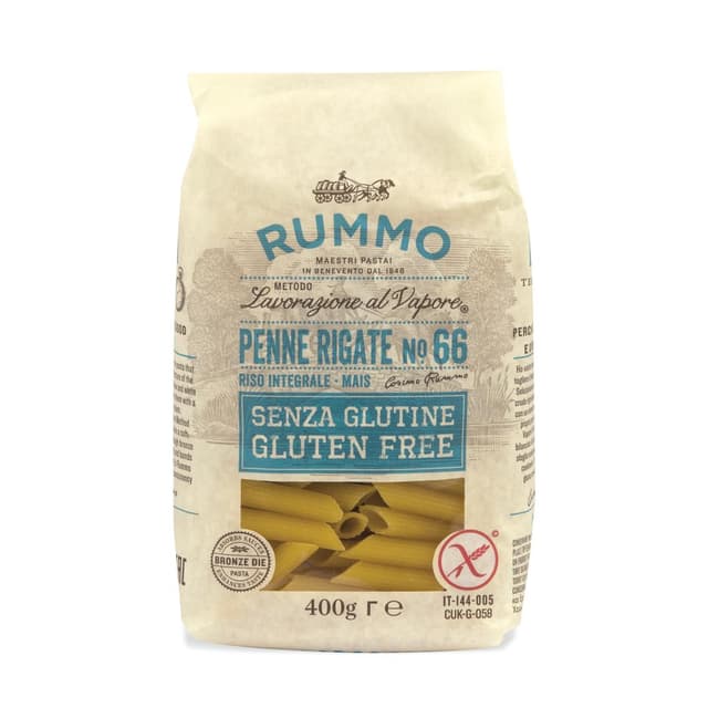 8008343880664 - Rummo - Pâtes Penne Rigate N°66 sans Gluten Premium