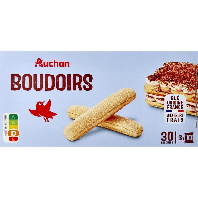 3254560041264 - Auchan - Boudoirs aux oeufs frais