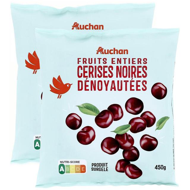 2050000411564 - Auchan - Cerises noires dénoyautées