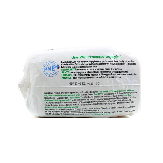 3700668701864 - Love & Green - Couches écologiques T1- 2 - 5kg