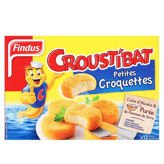 3599741002864 - Findus - 12 petites croquettes de poisson Croustibat- Colin d'Alaska et purée de pomme de terre