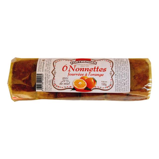 3279130104064 - FORTWENGER - Nonnettes au Miel fourrées Orange