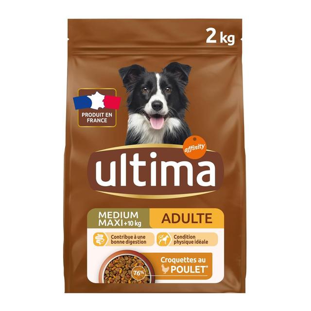 3700260215264 - Affinity - Ultima - Croquettes Poulet Bonne Digestion Condition Physique Idéale pour chien moyen et grand adulte