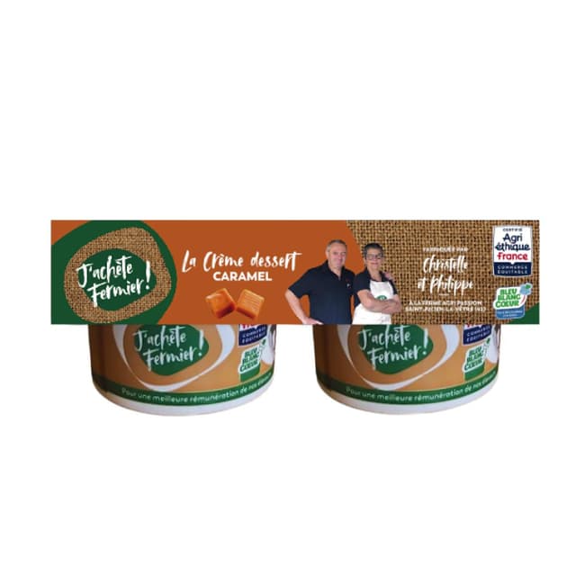 3770015715264 - J'achète Fermier - Crème Dessert au Caramel