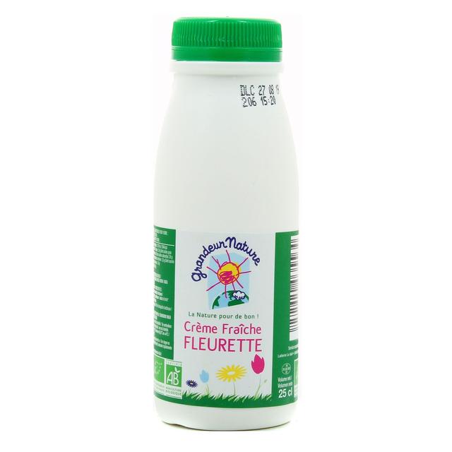 3252920035564 - Grandeur nature - Crème fleurette Bio 30%mg