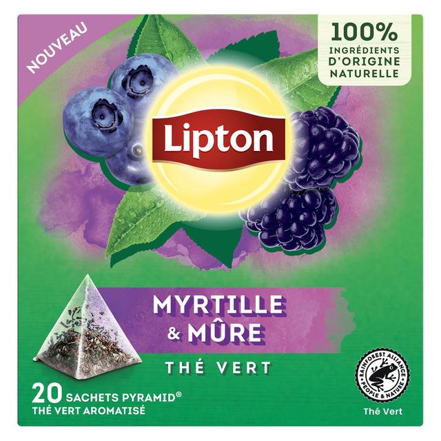 8720608025664 - Lipton - Thé Vert Myrtille et Mûre