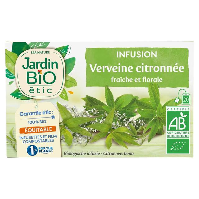 3478820006064 - Jardin Bio Etic - Infusion Verveine citronnée Bio - 20 sachets