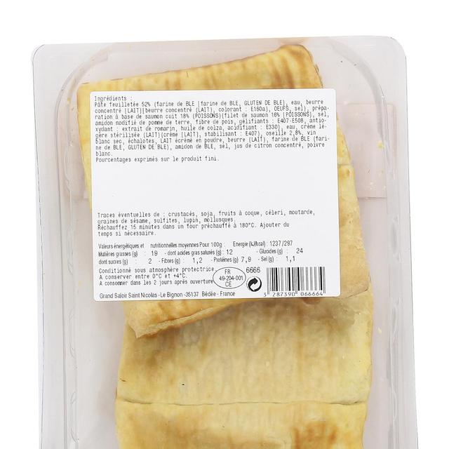 3287390066664 - Instant Traiteur - Paniers feuilletés Saumon Oseille