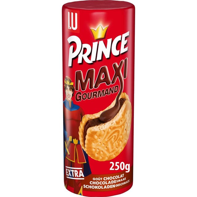 7622210987464 - Prince - Biscuits maxi fourrés chocolat au lait