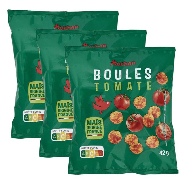 2050000407864 - Auchan - Biscuits soufflés à la tomate