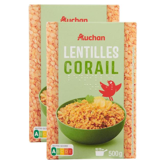 2050000408564 - Auchan - Lentilles corail
