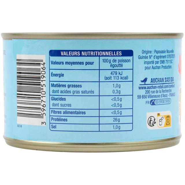 3596710519064 - Auchan - Thon listao au naturel