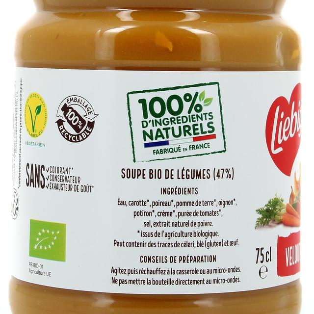 3036811460365 - Liebig - Soupe Velouté 6 Légumes Bio