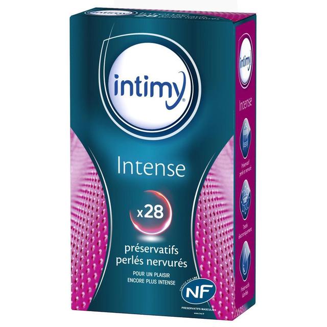 3160920960765 - Intimy - Préservatifs Intense perlés nervurés