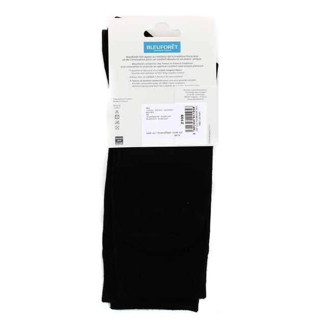 3501354011065 - Bleuforêt - 2 paires de mi chaussettes noires