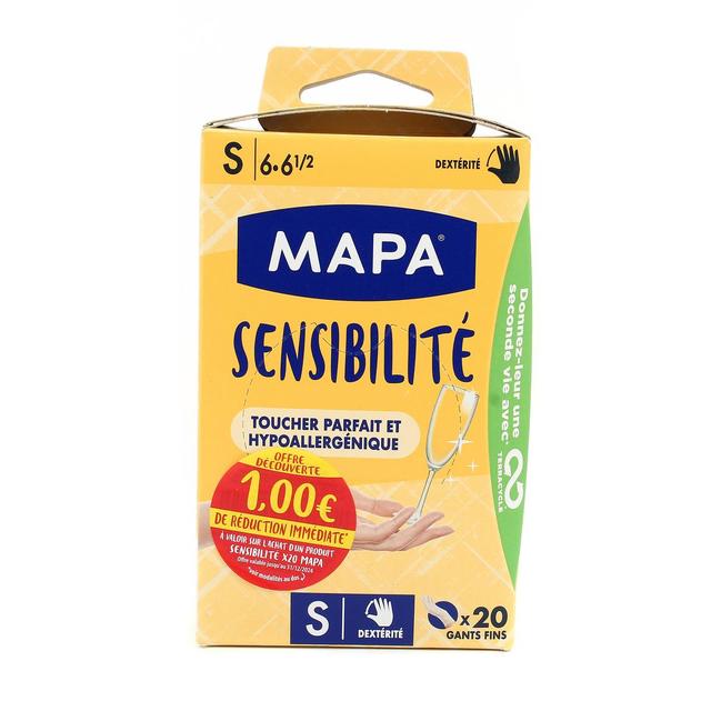 3384129392565 - Mapa - Gants fins sensibilité taille S