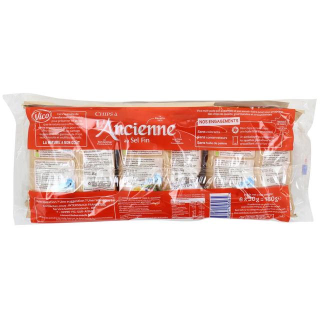3336971803065 - Vico - Chips à l'ancienne au sel fin