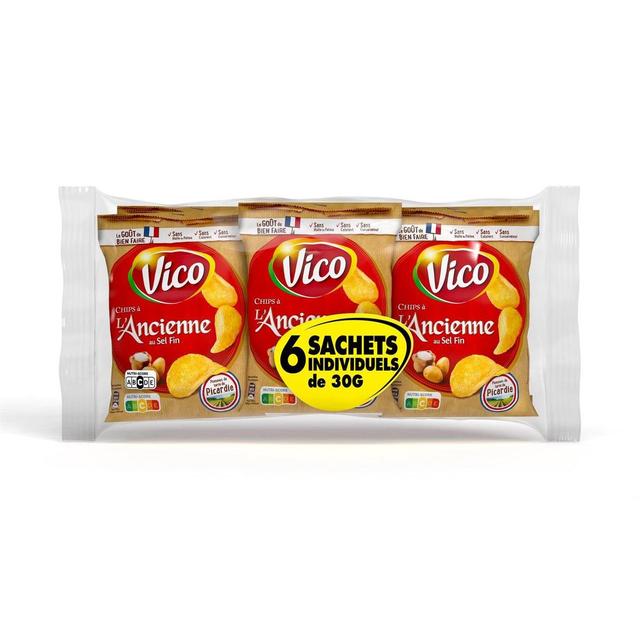3336971803065 - Vico - Chips à l'ancienne au sel fin