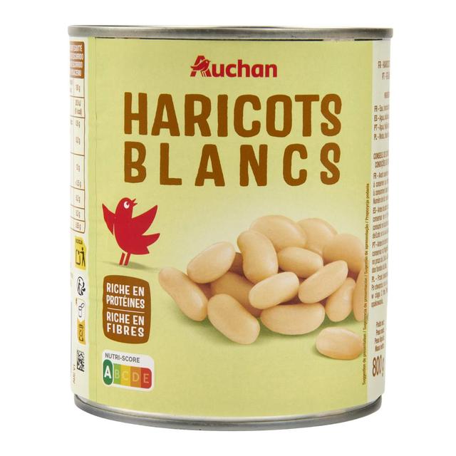 3596710553365 - Auchan - Haricots blancs