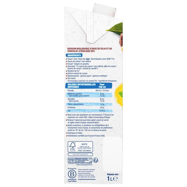 3229820793665 - Bjorg - Soja Chocolat Boisson Végétale Bio