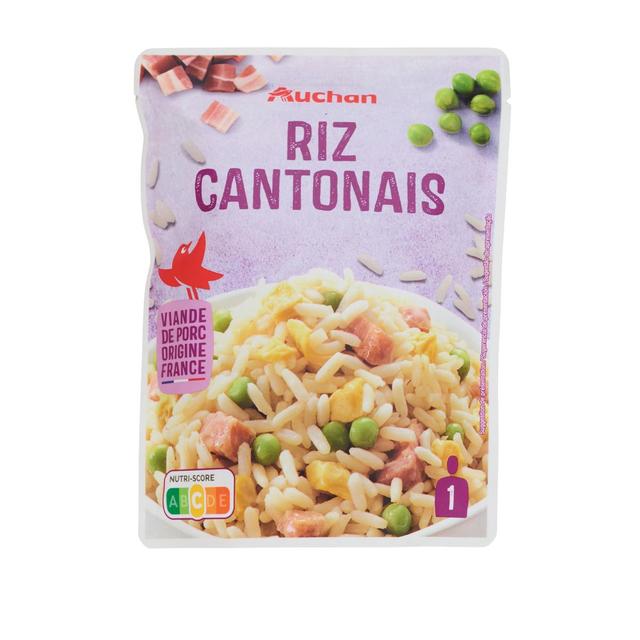 3596710464265 - Auchan - Riz cantonais sachet express micro-ondes