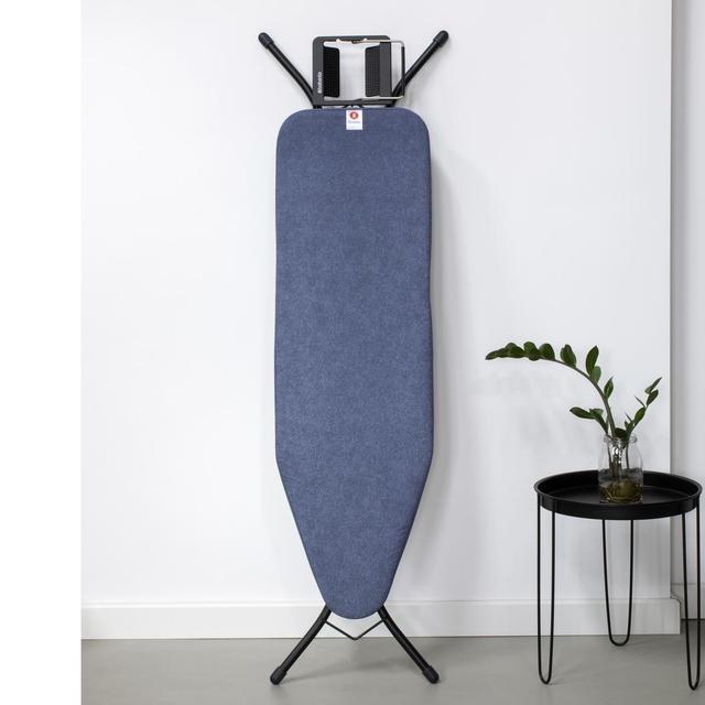 8710755134265 - Brabantia - Table à repasser repose fer stop vapeur Demin Blue