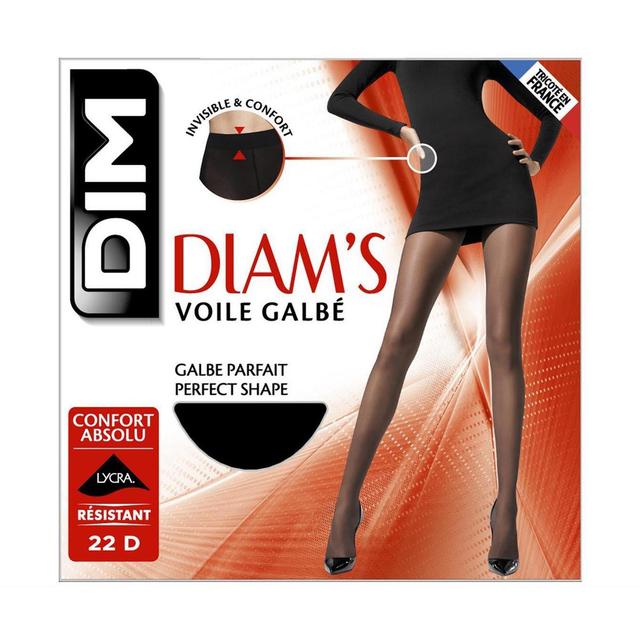 3040524504865 - Dim - Collant Diam's Voile Galbé Noir 22D