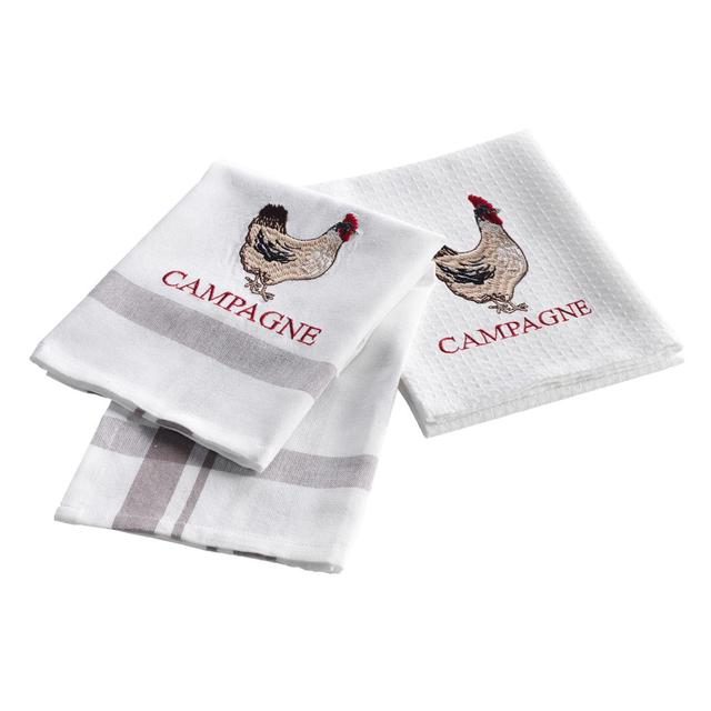 3574387305265 - Douceur D Interieur - 2 torchons Coquettes