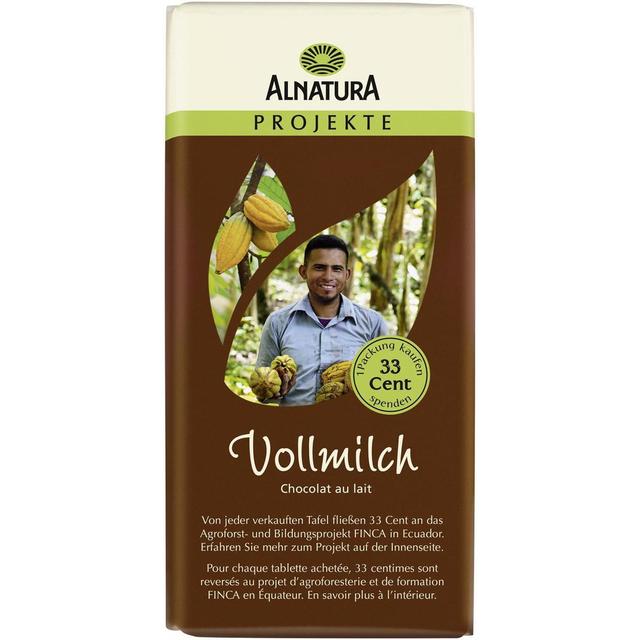 4104420236165 - Alnatura - Chocolat au lait Bio équitable - Projet