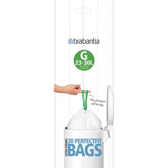 8710755246265 - Brabantia - Sacs poubelle 23-30L - Taille G