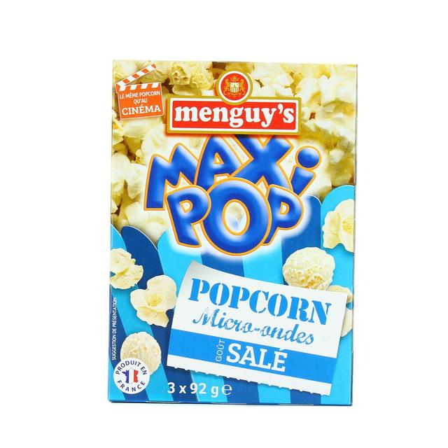 3327271906365 - Menguy's - Pop corn pour micro-ondes salé