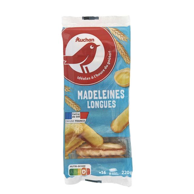 3596710439065 - Auchan - Madeleines longues aux oeufs frais