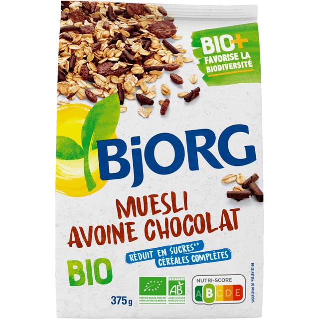 3229820769165 - Bjorg - Muesli Avoine Chocolat Bio