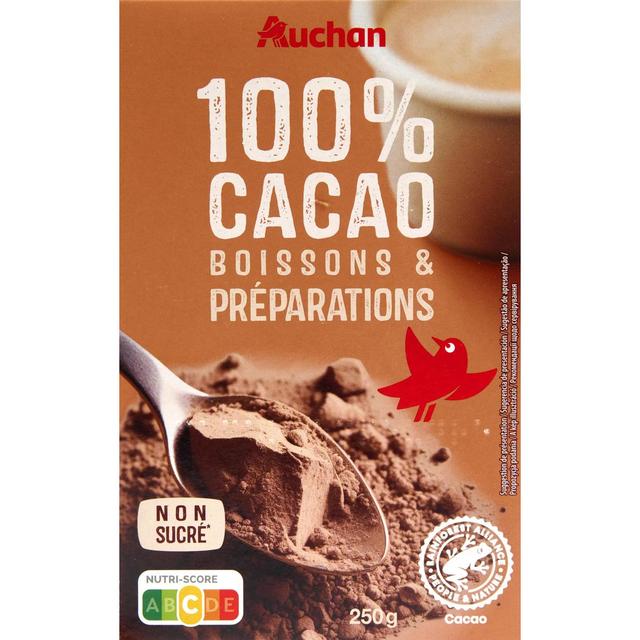 3245678049365 - Auchan - 100% pur cacao en poudre non sucré