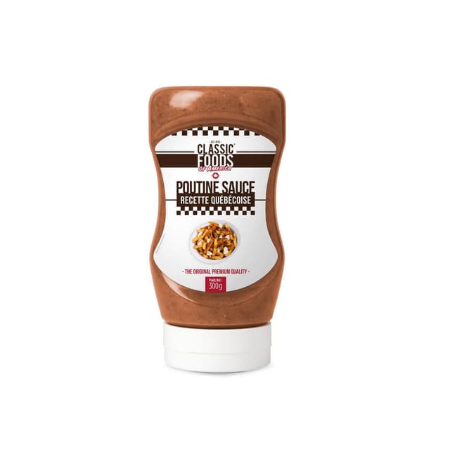 3351700079665 - Classic Foods of America - Sauce Poutine pour Frites en flacon souple Squeeze Top Down