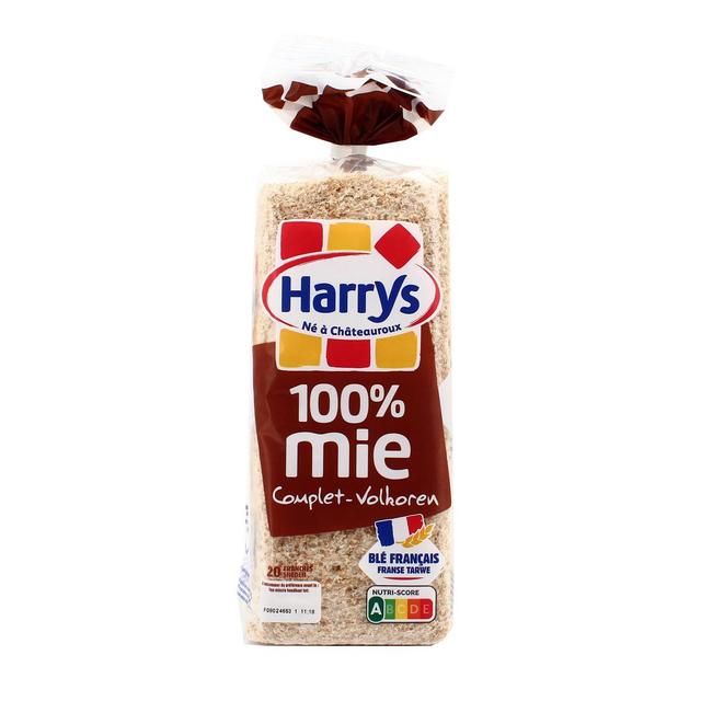 3228857000166 - Harrys - Pain de Mie Complet 100% Mie Sans Additifs