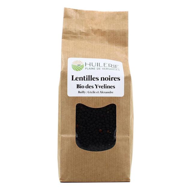 3760312330666 - Huilerie Plaine de Versailles - Lentilles Noires Bio cultivées dans les Yvelines