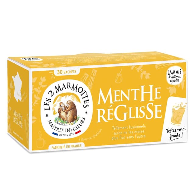 3422150002166 - Les 2 Marmottes - Infusion menthe réglisse