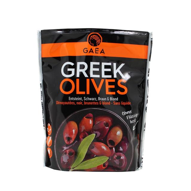5201671802466 - Gaea - Olives noires denoyautées Kalamata
