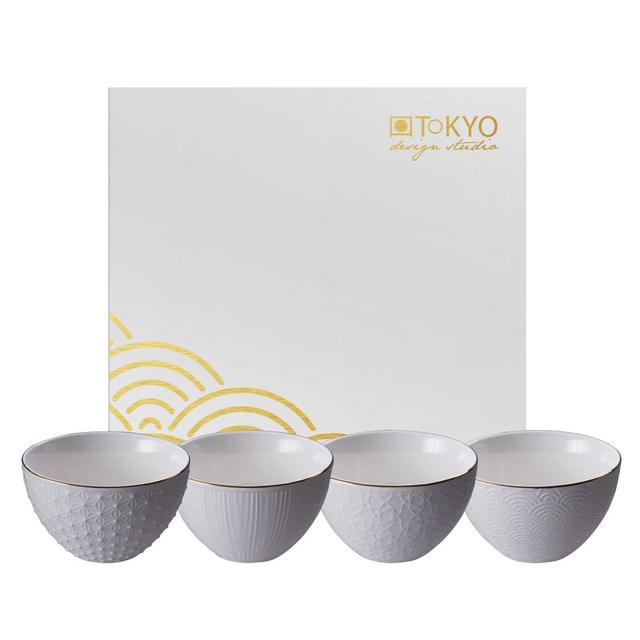 8719323522466 - Tokyo Design Studio - Coffret de 4 bols Nippon white