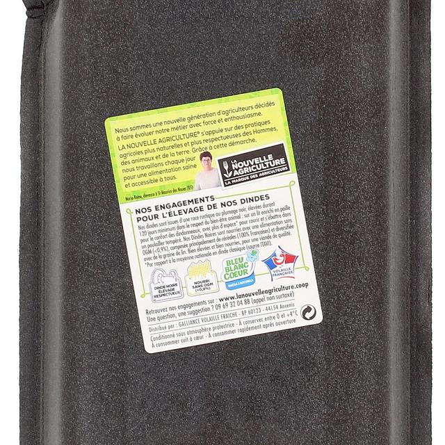 3435660763366 - La Nouvelle Agriculture - Sauté de Dinde Noire Bleu Blanc Coeur