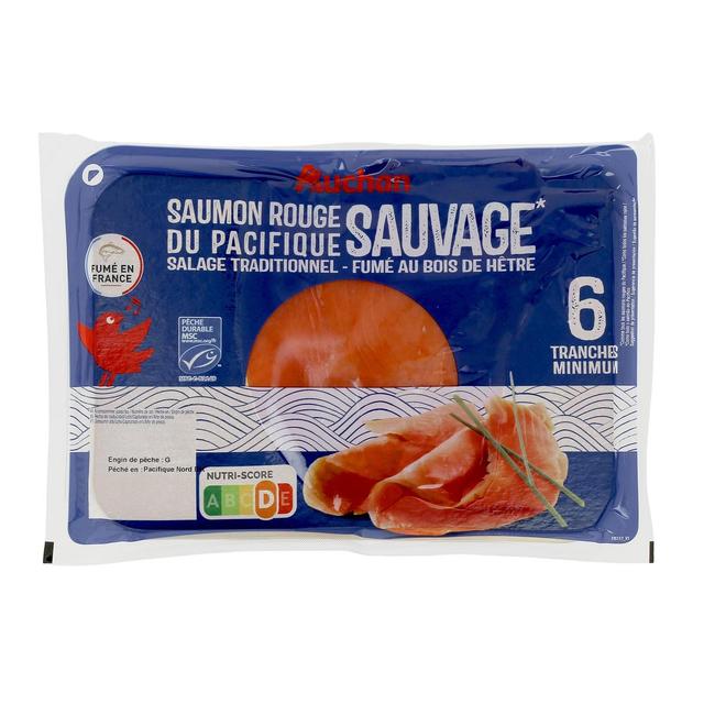3596710525966 - Auchan - Saumon Fumé Sauvage