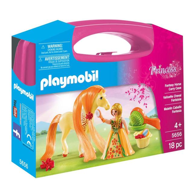4008789056566 - PLAYMOBIL® Princess - Valisette Princesse et cheval à coiffer