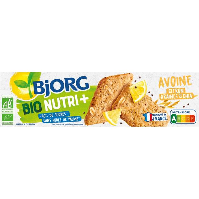 3229820797366 - Bjorg - Biscuit Avoine Citron Graine de Chia Bio Nutri+