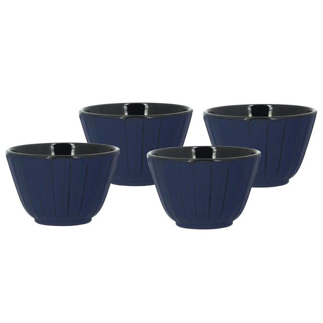 3256390177366 - The Kitchenette - Lot de 4 tasses à thé fonte