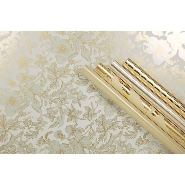 3329682128466 - Clairefontaine - Un rouleau de papier cadeau Premium Trésor