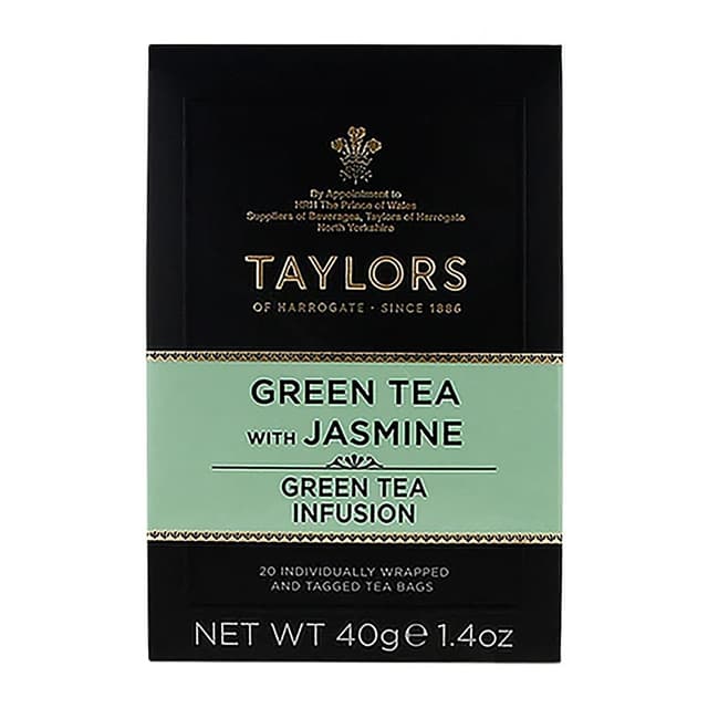 0615357118966 - Taylors of Harrogate - Thé vert au jasmin - 20 sachets