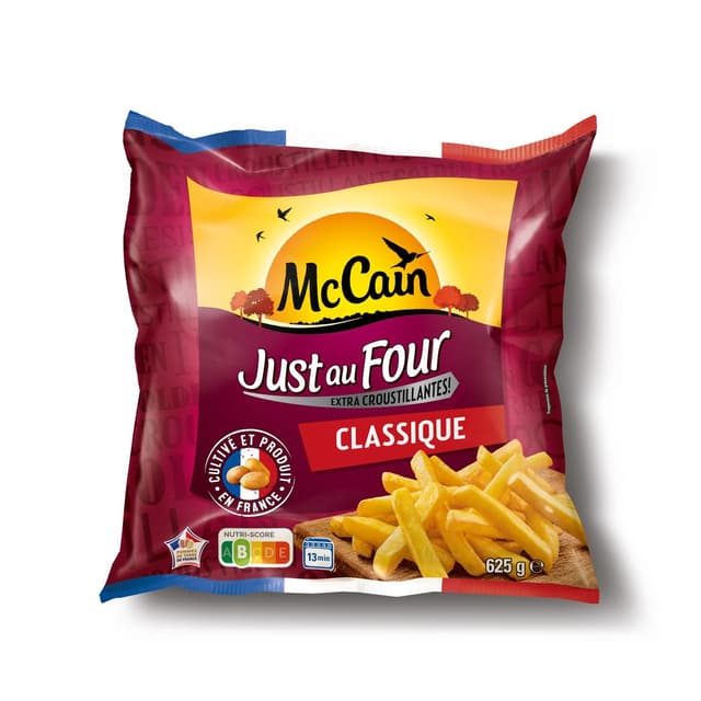 8710438109566 - McCain - Frites Just au four coupe classique 10x10mm